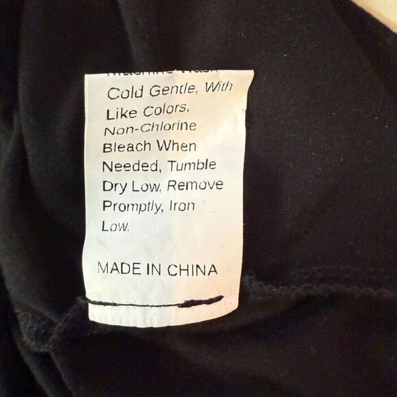 Shein Long Sleeve Mock Neck Crop Top - Size XL - Black - Picture 5 of 9